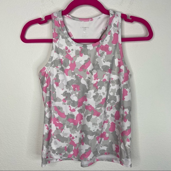 Layer 8 Other - Layer8 Pink/Gray Camo Print Girls Tank Top Size L